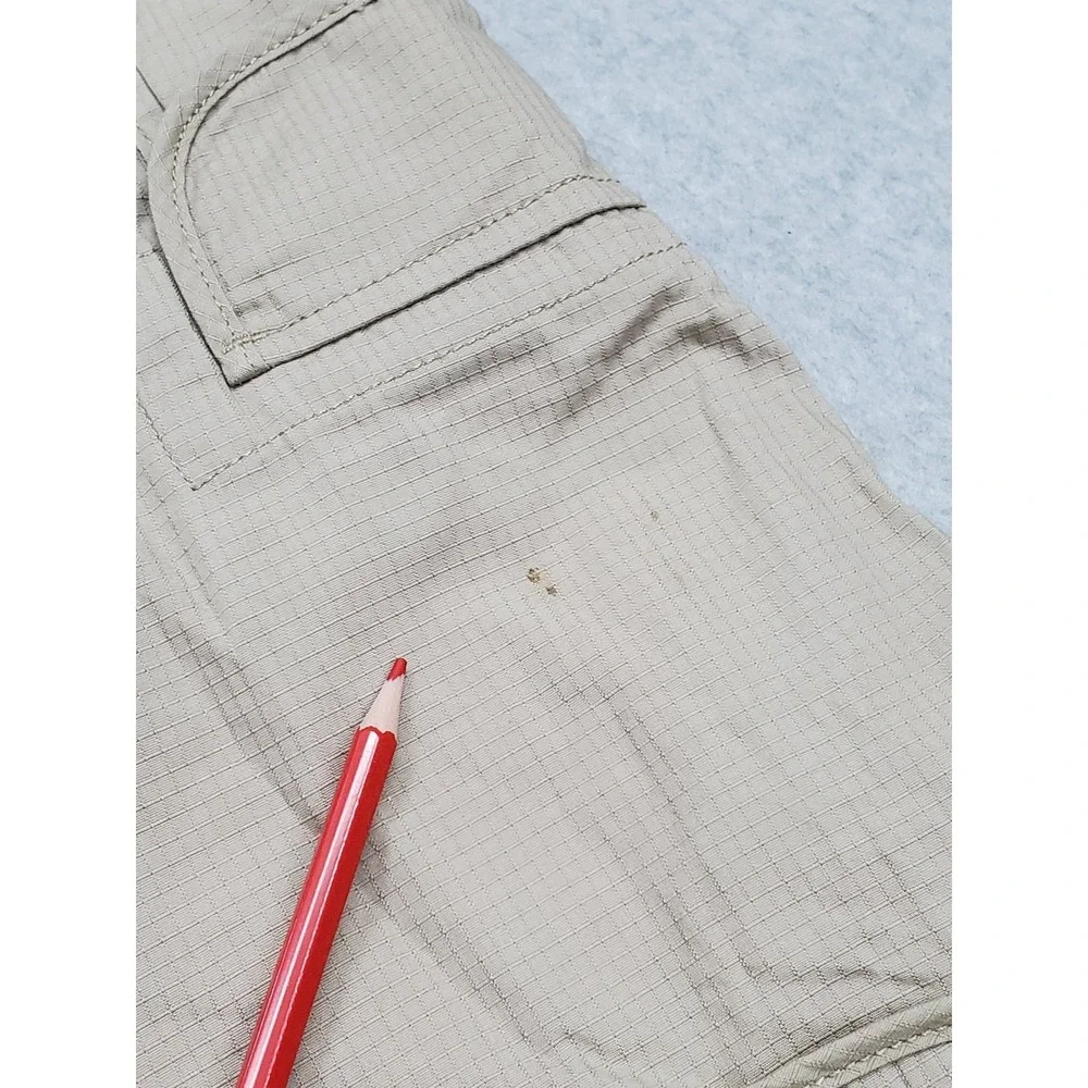 Chaps Men Shorts 36 Hudson Tan Cargo Ripstop 9